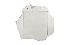 Rock Pond Mirror, Silver Leaf