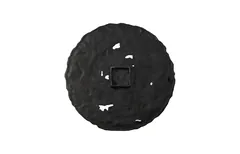 Molten Wall Disc, Medium, Gold Leaf