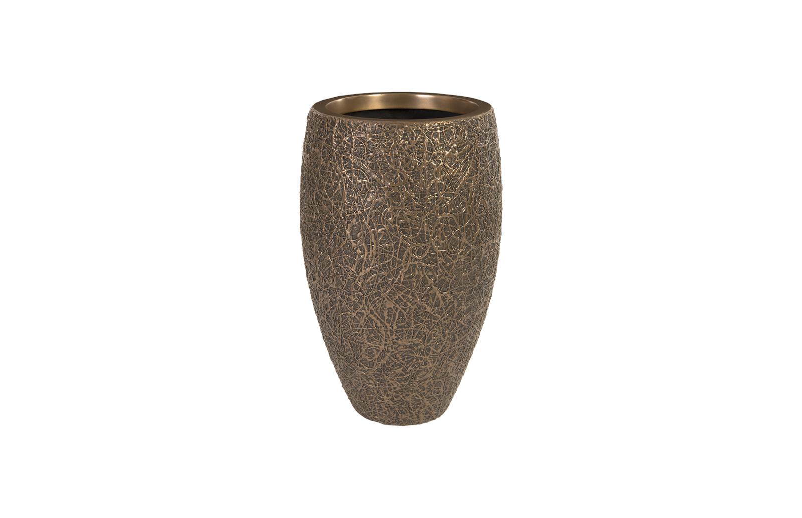 String Theory Planter, Bronze, MD