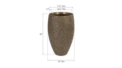 String Theory Planter, Bronze, MD