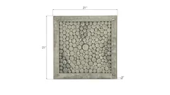 Driftwood Wall Tile, Wood, Glass, Scaff Finish