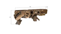 Freeform Console Table, Bronze, Extra Large