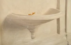 Florentine Fountain, Roman Stone, With Flanges & Spout