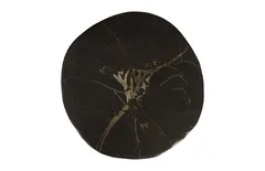 Cast Petrified Wood Stool, Resin