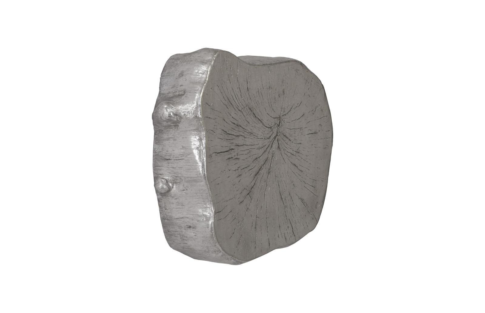 Log Wall Tile, Silver Leaf