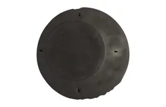 Mercury Mirror, Black, Gold Leaf