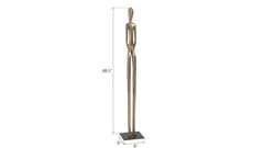 Bulol Sculpture, Polished Bronze, SM