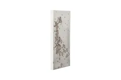 Splotch Wall Art, Rectangle, Silver Leaf