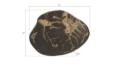 Cast Petrified Wood Wall Tile, Resin
