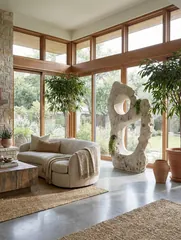 Colossal Cast Stone Sculpture, Double Hole, Roman Stone