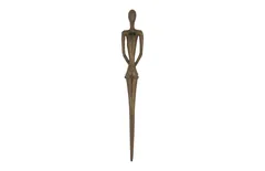 Lottie Wall Sculpture, Resin, Bronze Finish