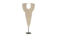 Shell Necklace Sculpture, On Stand