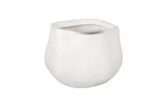 Amorphous Planter, Small, White