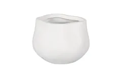 Amorphous Planter, Small, White