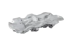 Rose Wood Burled Bowl, Silver