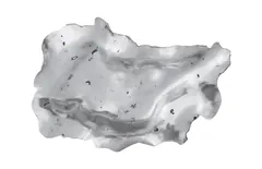 Rose Wood Burled Bowl, Silver