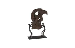 Atlas Tabletop Sculpture, Freeform High Lift, With Base