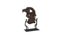 Atlas Tabletop Sculpture, Freeform High Lift, With Base