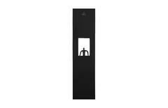 Atlas Wall Decor, Rectangle, Black