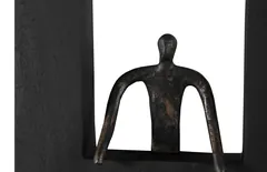 Atlas Wall Decor, Rectangle, Black
