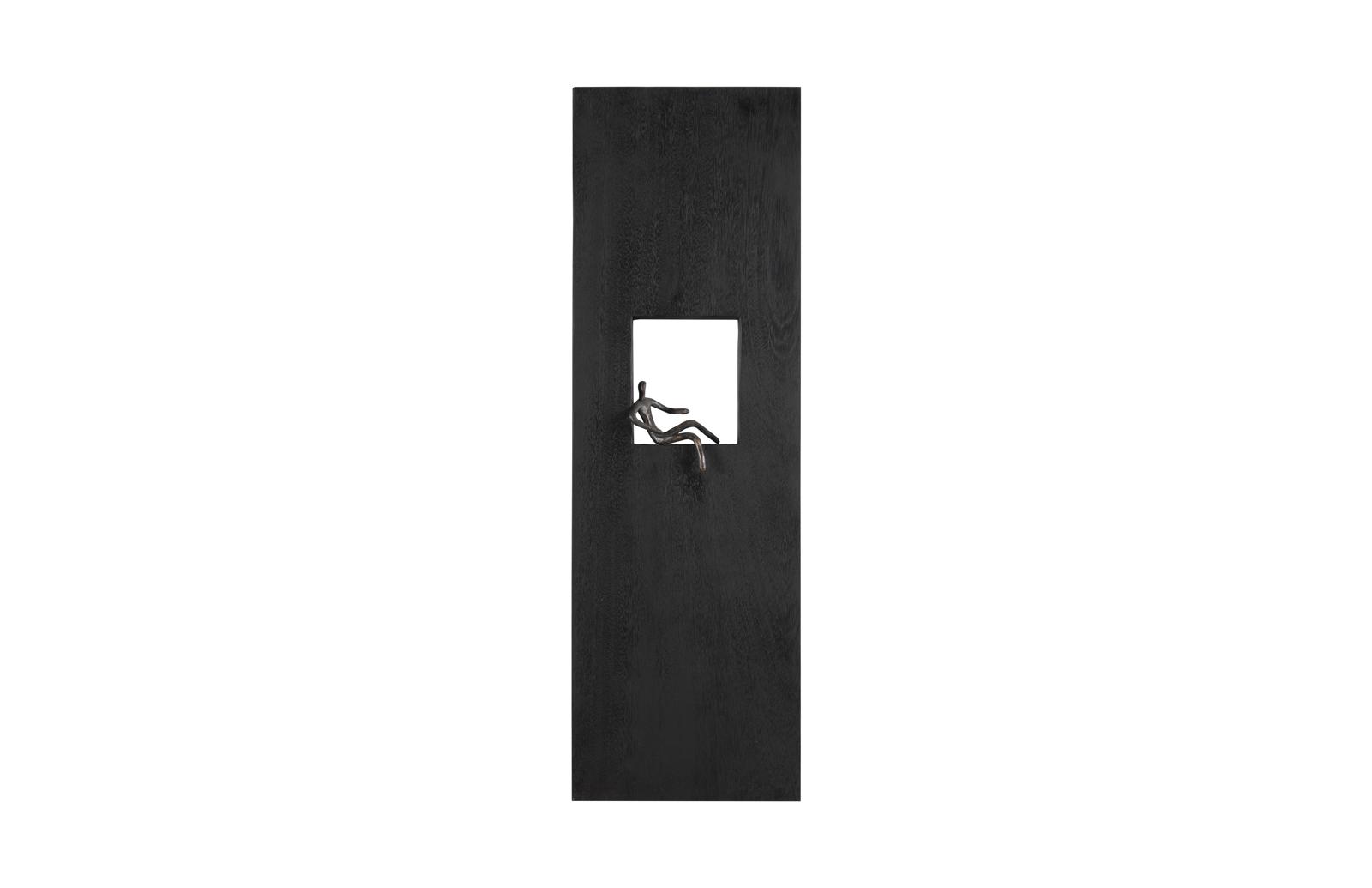 Atlas Wall Decor, Rectangle, Black