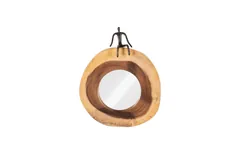Atlas Cross Cut Mirror, Small, Full Man