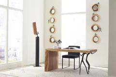 Atlas Cross Cut Mirror, Small, Left Side Full Body