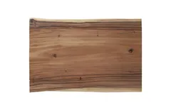 Waterfall Desk, Natural, Acrylic Leg