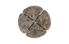 Clover Coffee Table, Gray Stone