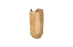 Interval Wood Vase, Natural, Small