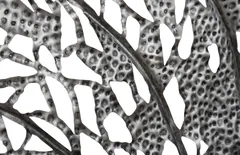 Birch Leaf Wall Art, Silver, LG