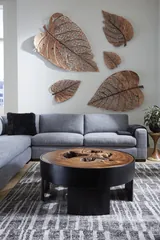 Birch Leaf Wall Art, Copper, XS