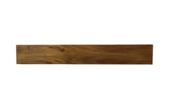 Origins Straight Edge Bench, Natural, Satin Black Legs