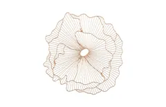 Poppy Flower Wall Art, Copper, SM