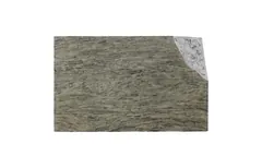 Chiseled Coffee Table, Gray Stone, Silver