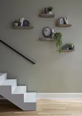 Floating Wall Shelf, Gray Stone, Small