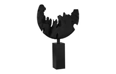 Broken Moon Statue, Resin