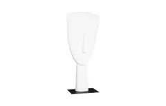Cycladic Head Sculpture, Classic, White, Large