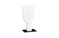 Cycladic Head Sculpture, Classic, White, Small