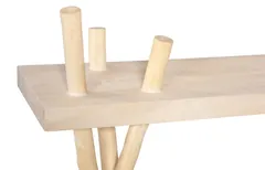 Branch Waterfall Console Table, Bleached