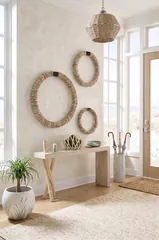Branch Waterfall Console Table, Bleached