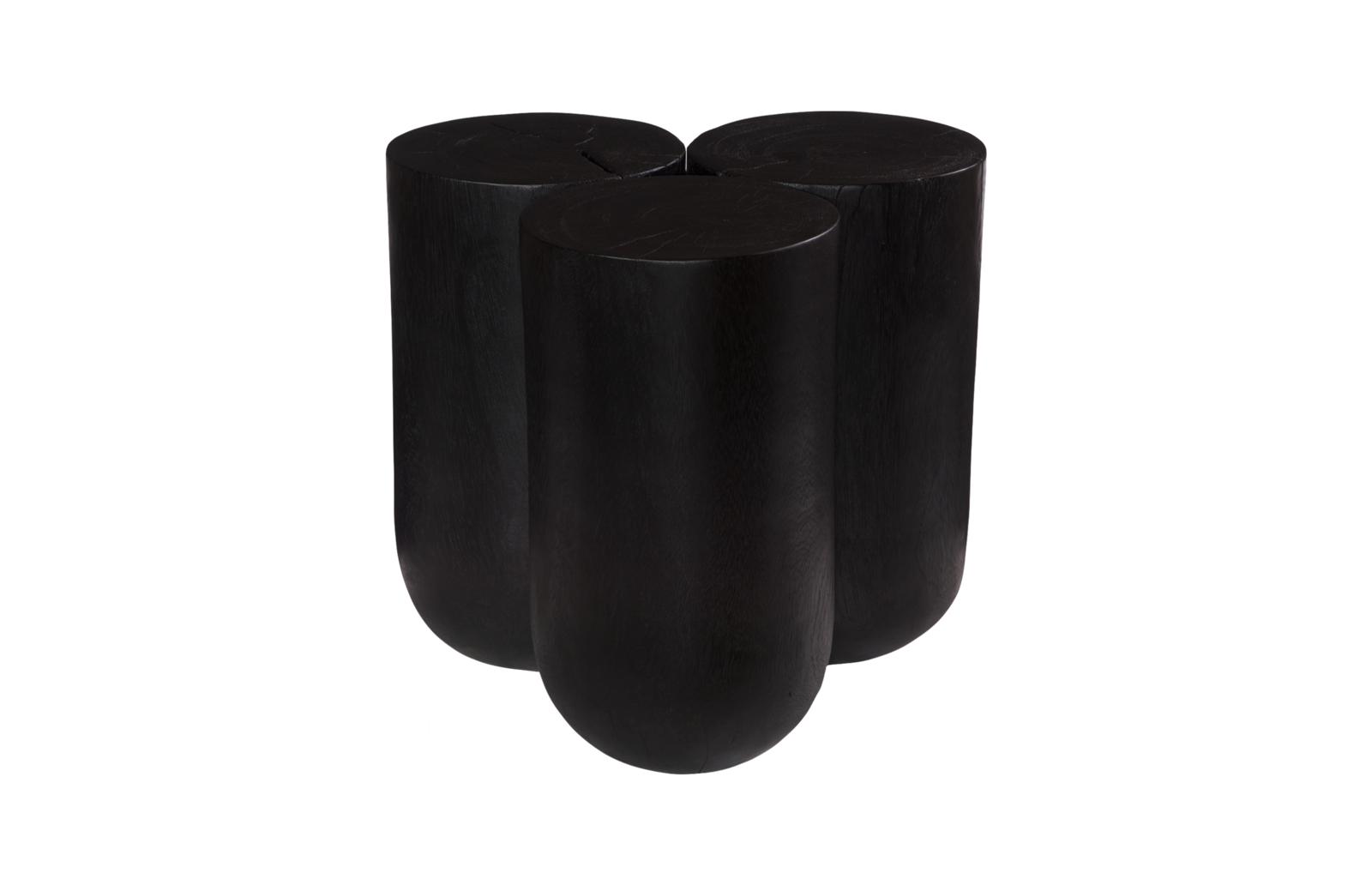 Triflora Side Table, Black, Small
