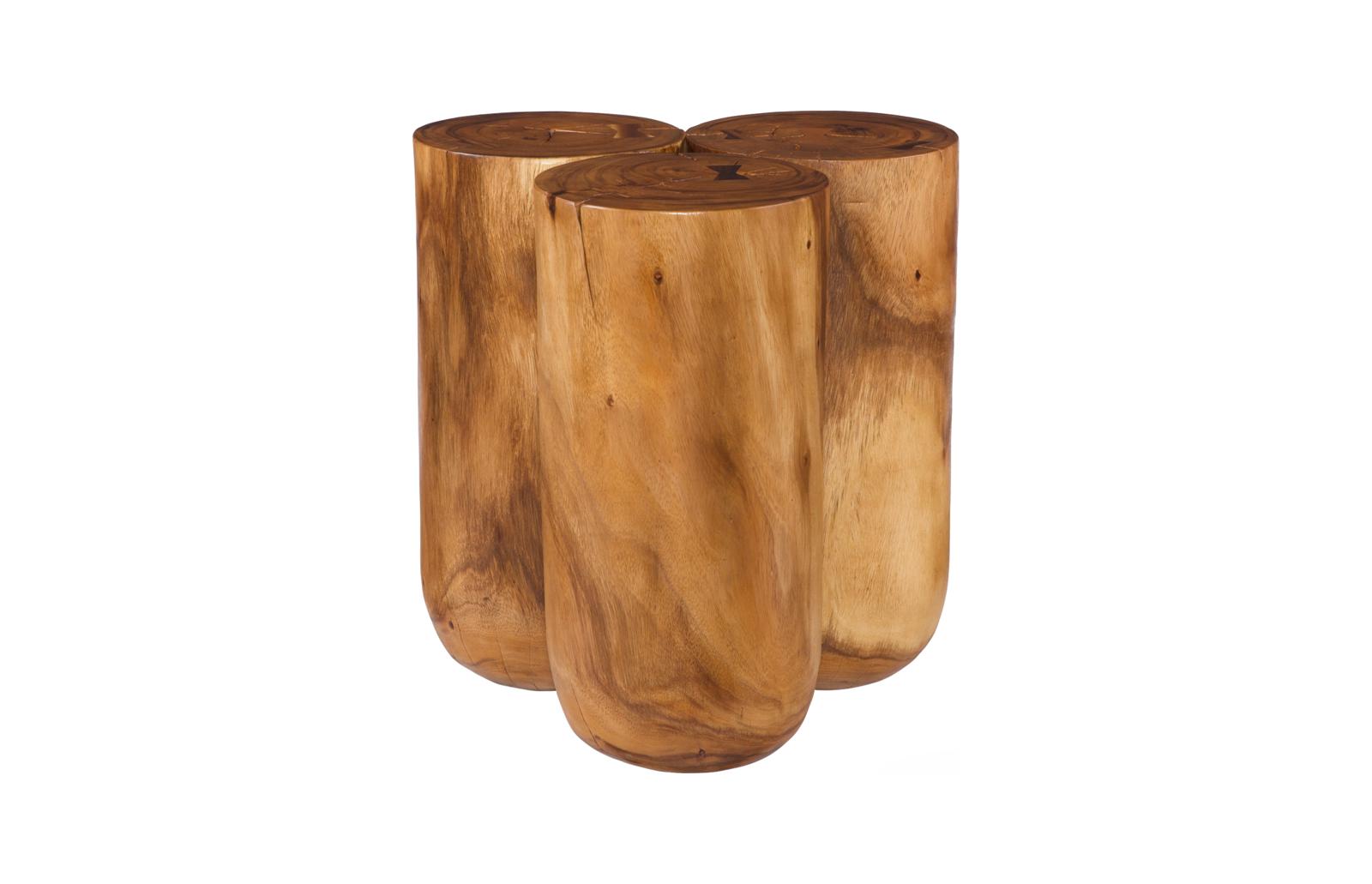 Triflora Side Table, Natural, Large