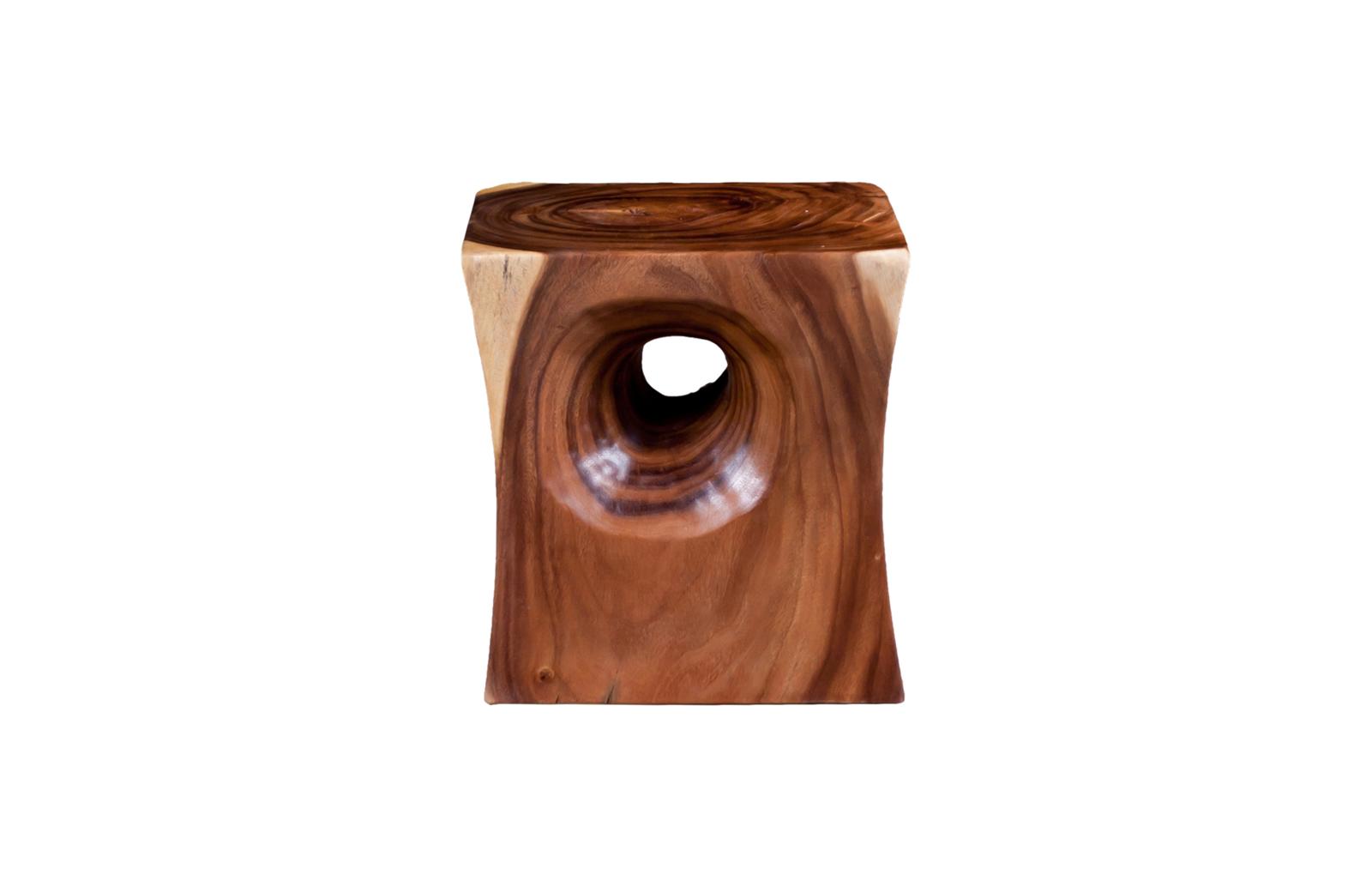 Peek a Boo Side Table, Natural