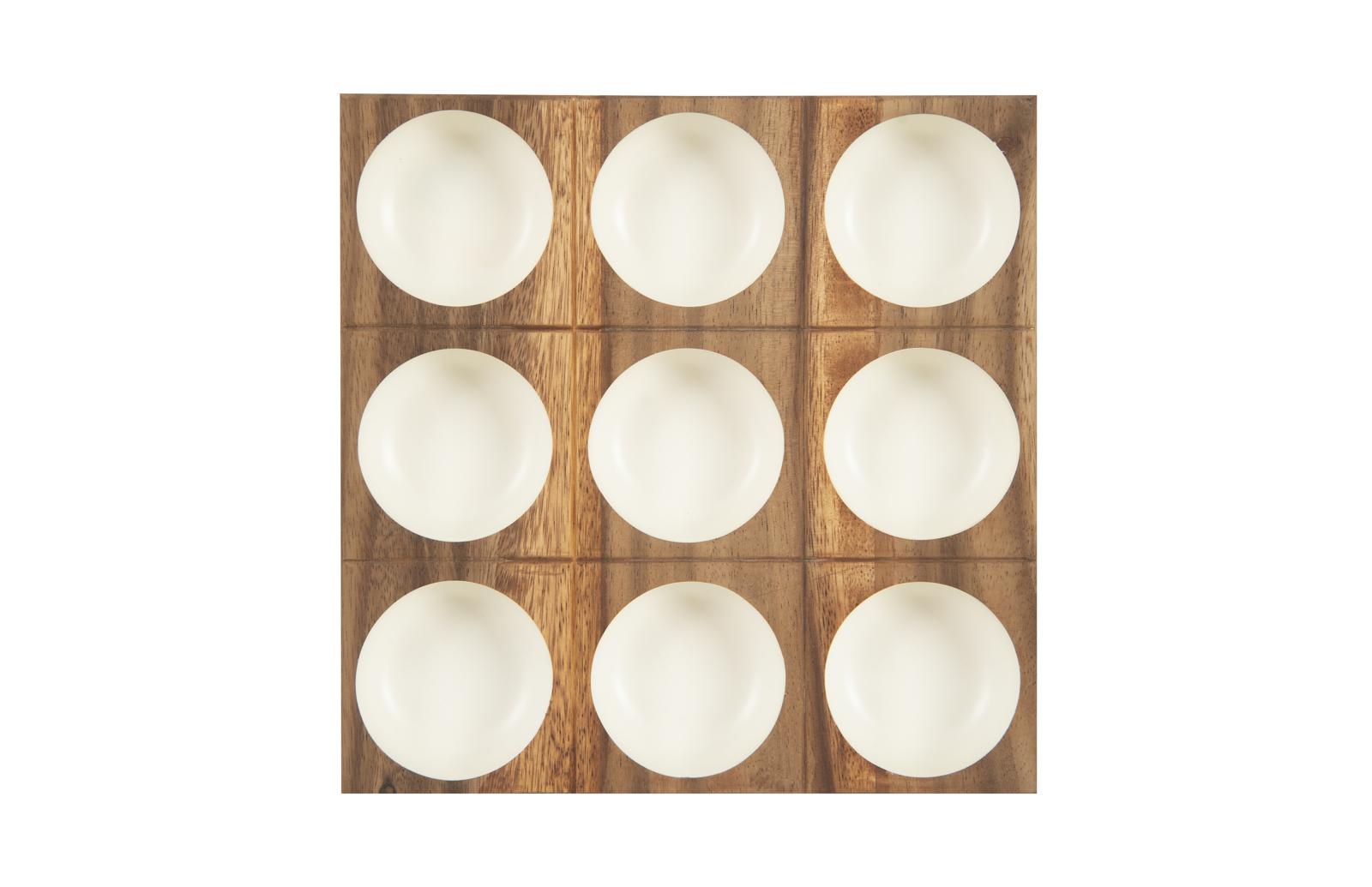 Puka Wall Tile 3x3, White