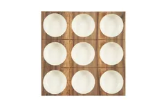 Puka Wall Tile 3x3, White