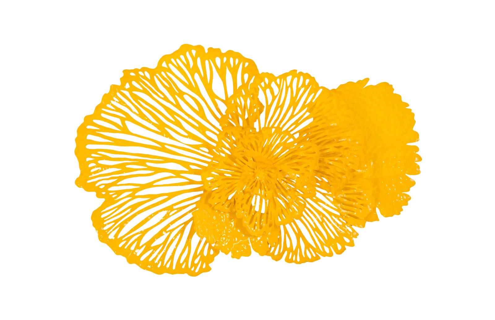 Flower Wall Art, Medium, Dandelion, Metal