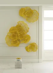 Flower Wall Art, Medium, Dandelion, Metal