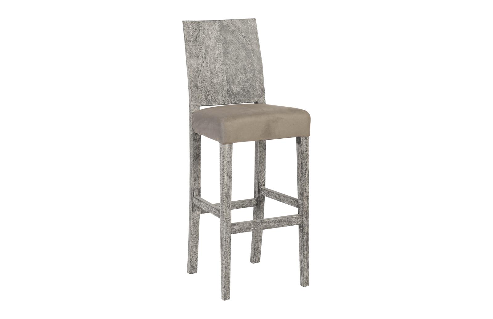 Origins Bar Stool, Gray Stone