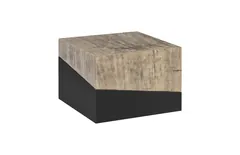 Geometry Small Coffee Table, Gray Stone